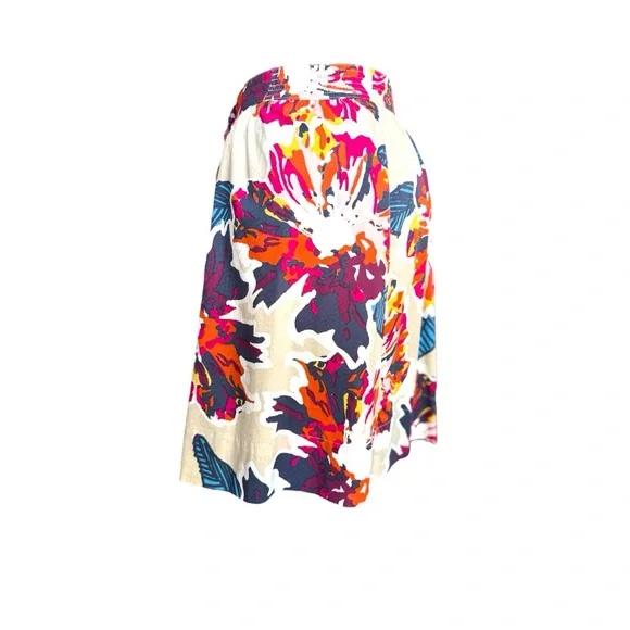 NWOT VINTAGE FOSSIL Full Pleated Floral Skirt - Picture 3 of 7